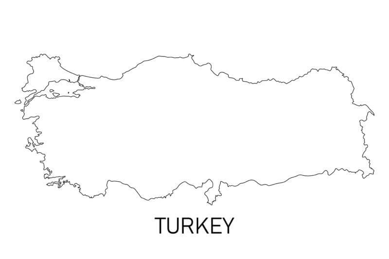 Map of Turkey