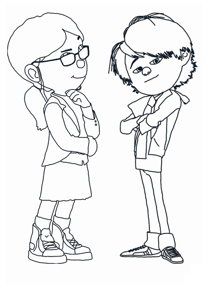 Margo and Antonio from Despicable Me 2