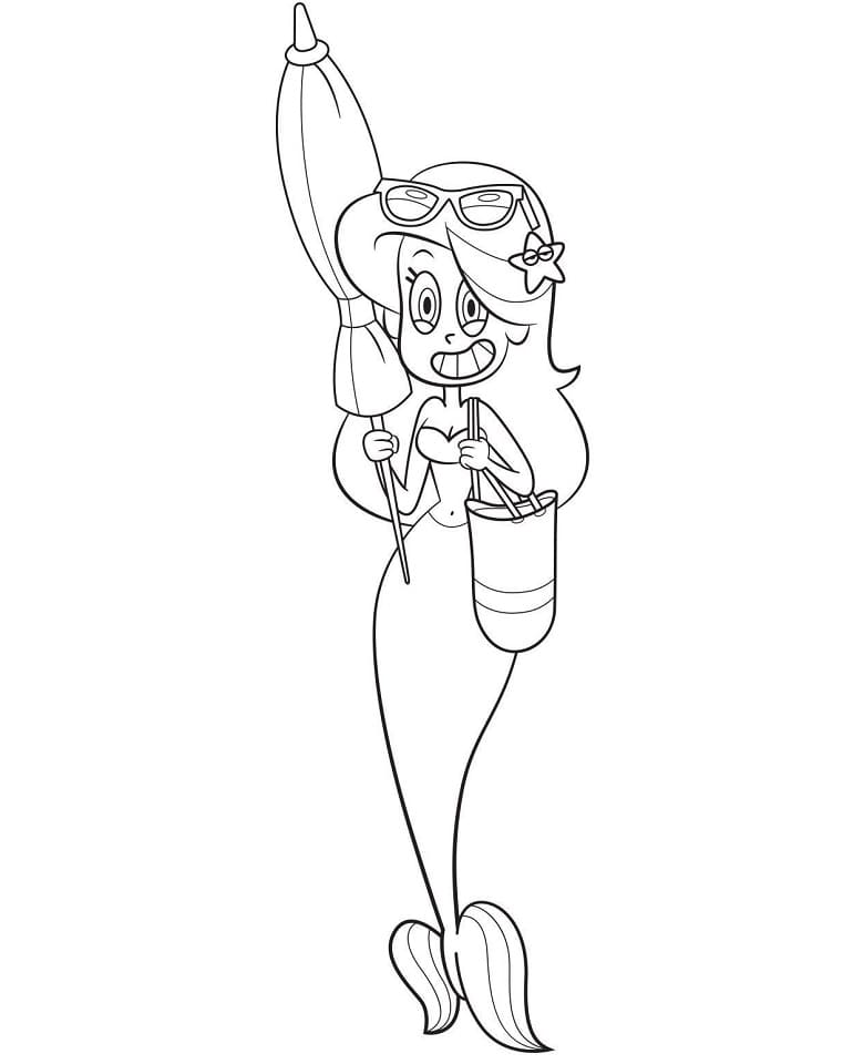 Marina Goes to The Beach