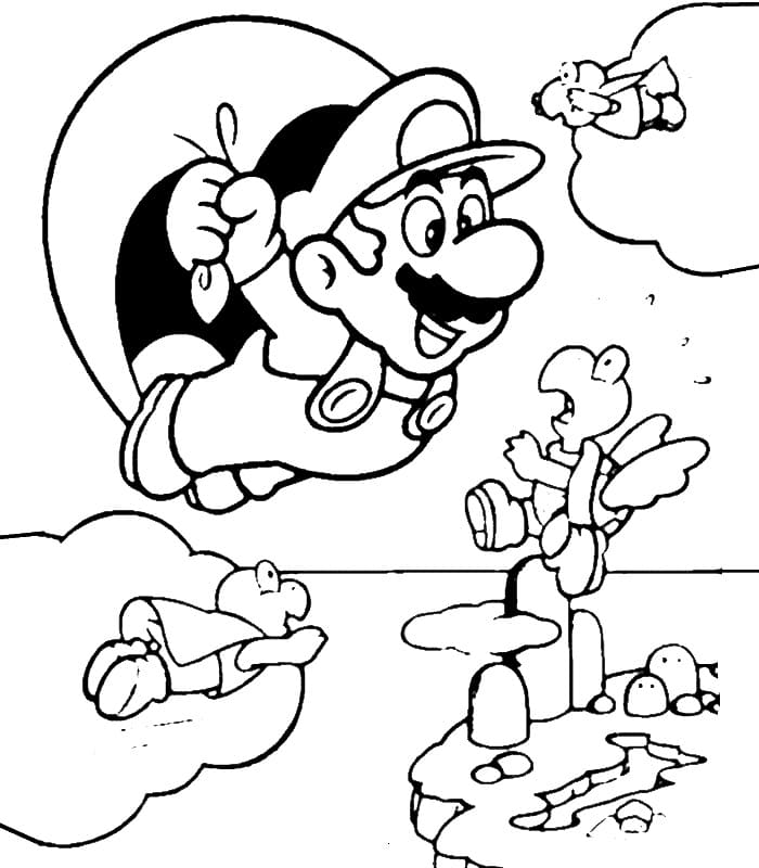 Mario Flying