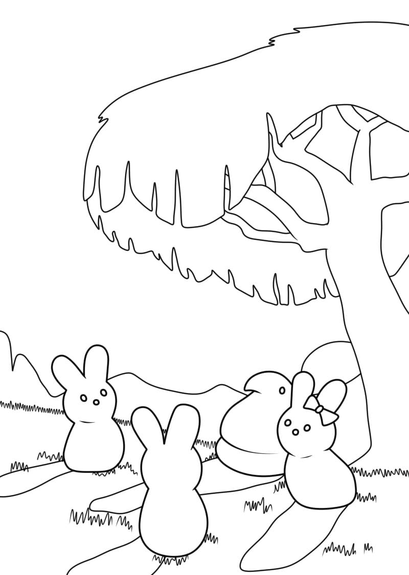 Marshmallow Peeps 1 Coloring Game Marshmallow Peeps 1
