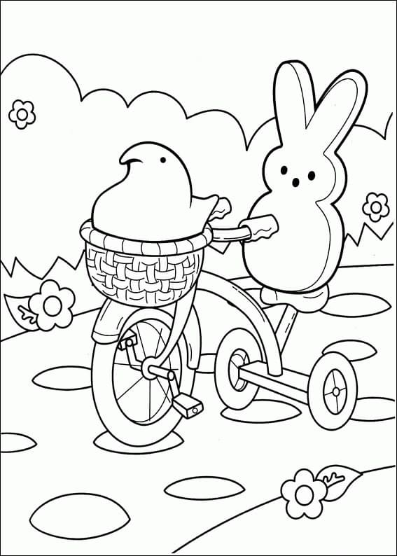 Marshmallow Peeps 10 Coloring Game Marshmallow Peeps 10