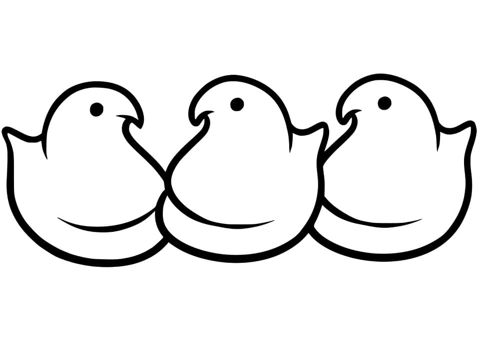Marshmallow Peeps 25 Coloring Game Marshmallow Peeps 25