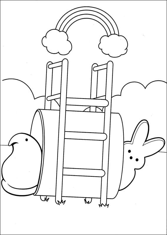 Marshmallow Peeps 28 Coloring Game Marshmallow Peeps 28