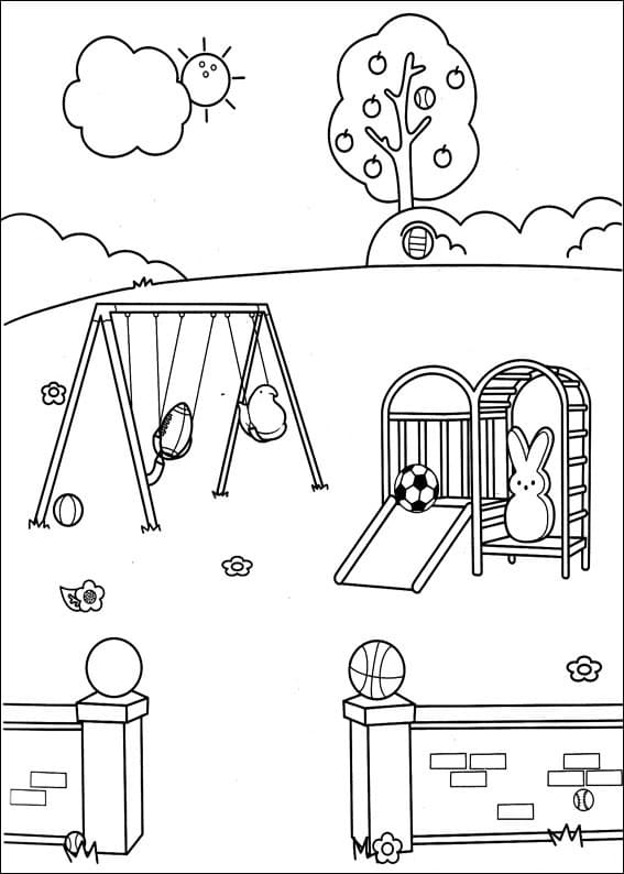 Marshmallow Peeps 29 Coloring Game Marshmallow Peeps 29