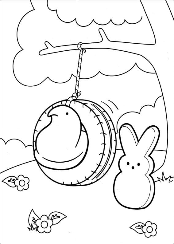 Marshmallow Peeps 32 Coloring Game Marshmallow Peeps 32