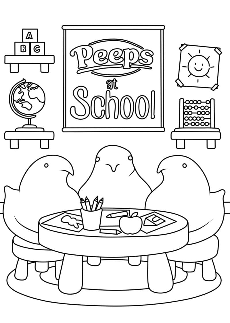 Marshmallow Peeps 34 Coloring Game Marshmallow Peeps 34