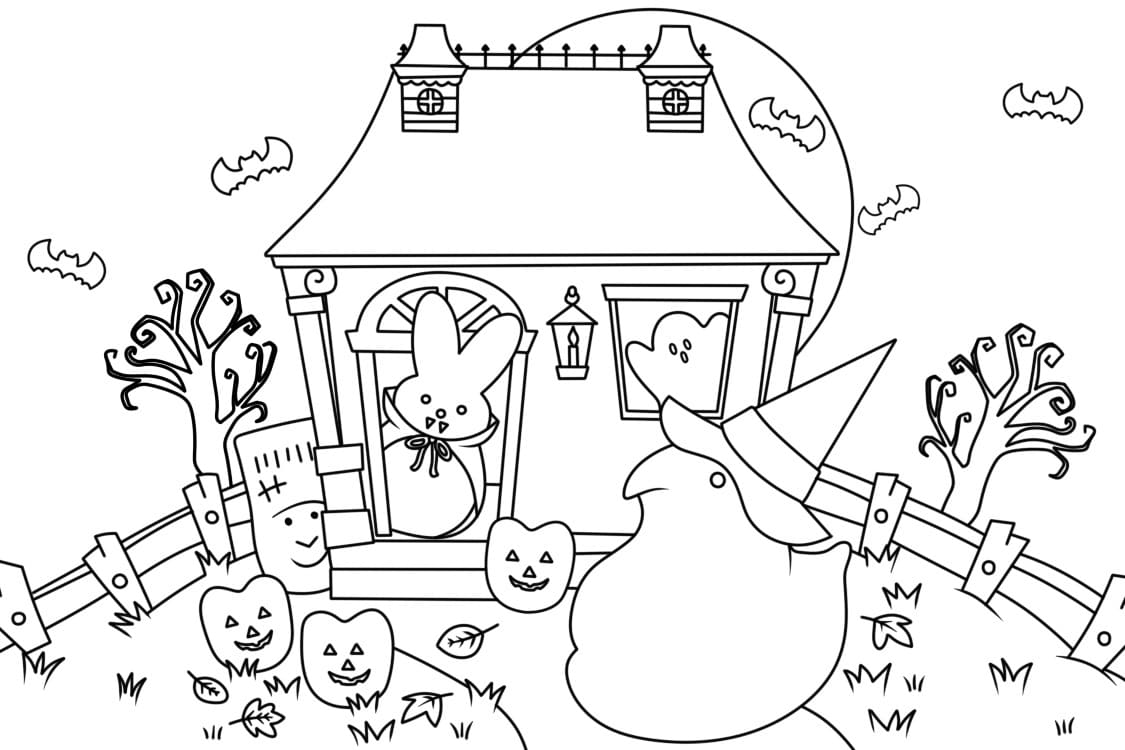 Marshmallow Peeps 5 Coloring Game Marshmallow Peeps 5