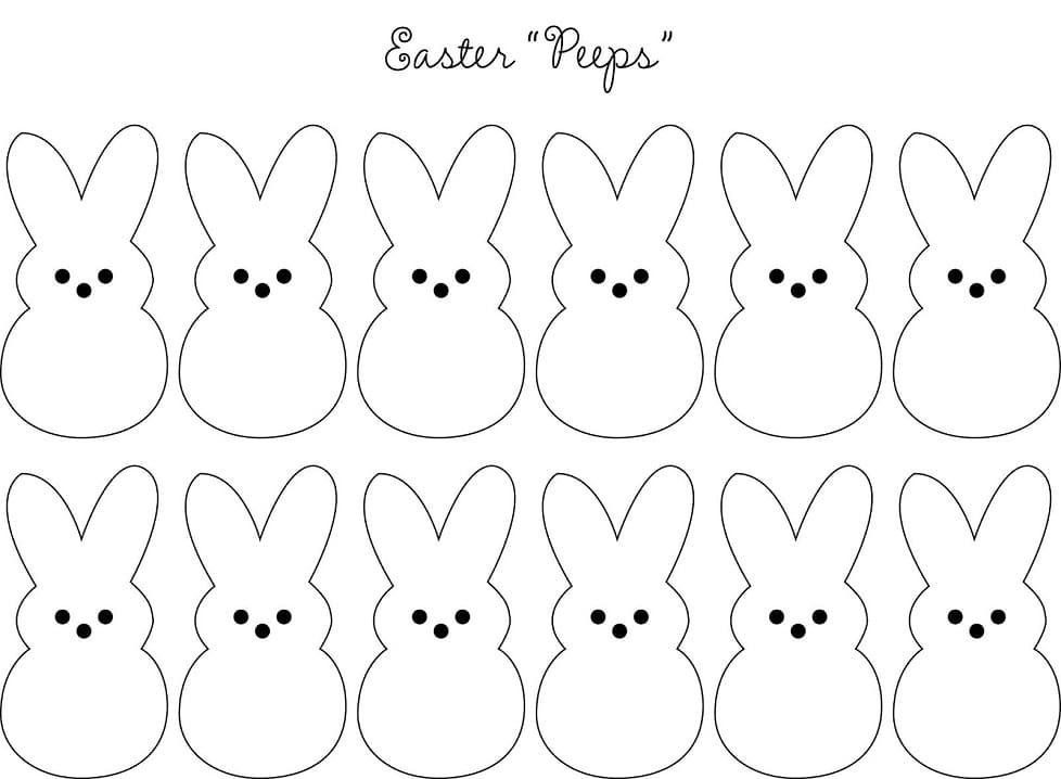 Marshmallow Peeps 7 Coloring Game Marshmallow Peeps 7