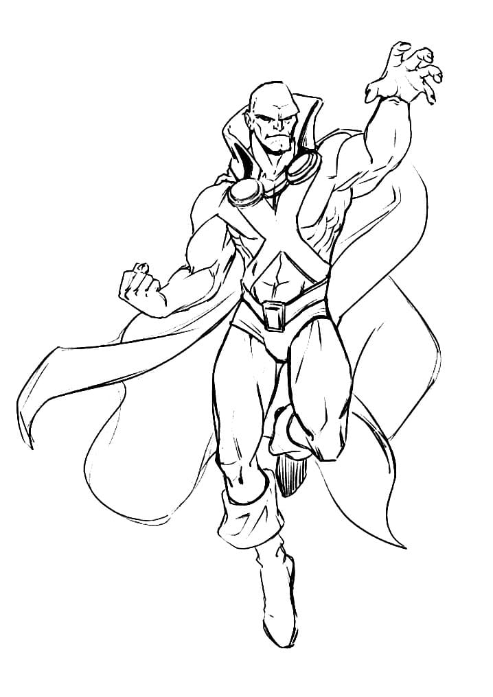 Martian Manhunter 2 Coloring Game Martian Manhunter 2