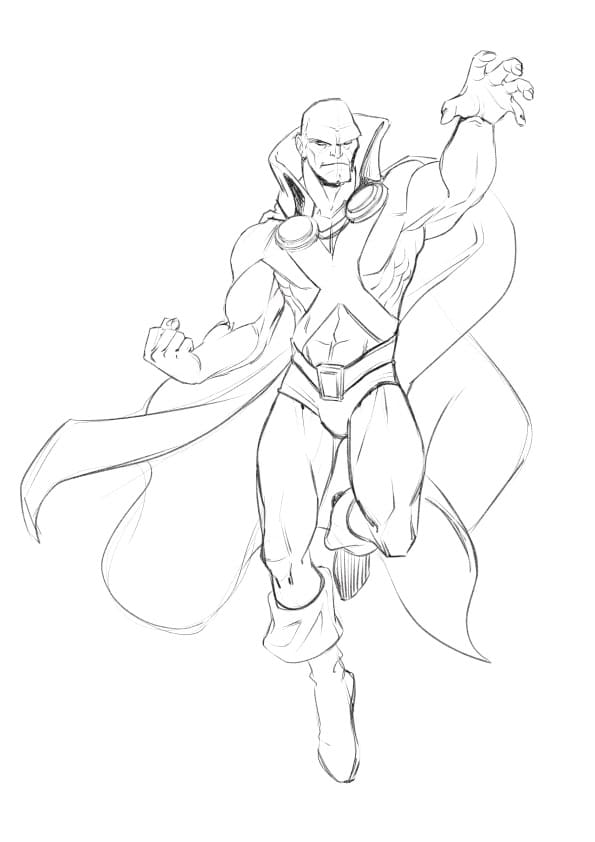 Martian Manhunter 3 Coloring Game Martian Manhunter 3