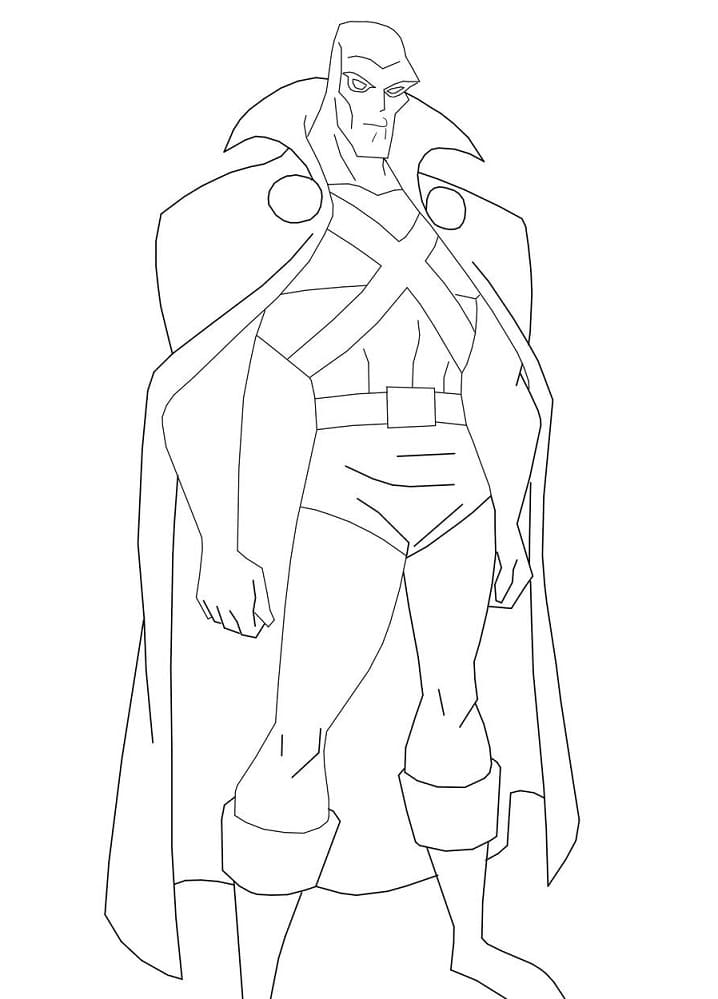 Martian Manhunter 6 Coloring Game Martian Manhunter 6
