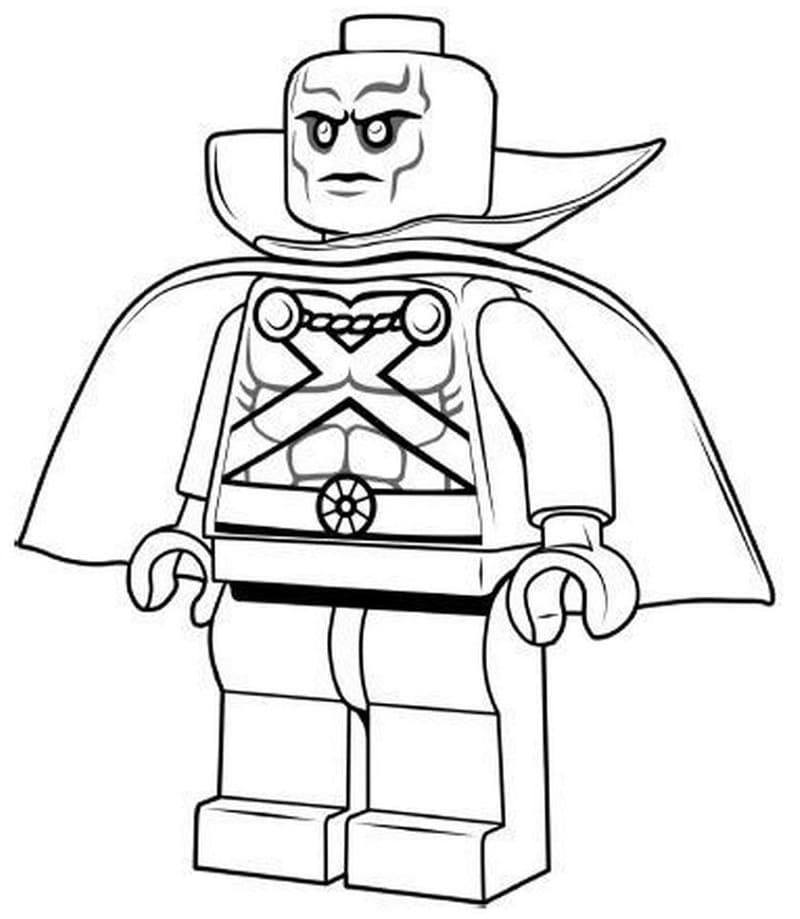 Martian Manhunter Lego Coloring Game Martian Manhunter Lego