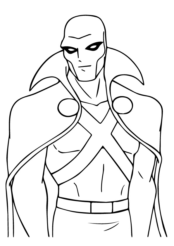 Martian-Manhunter Coloring Game Martian-Manhunter