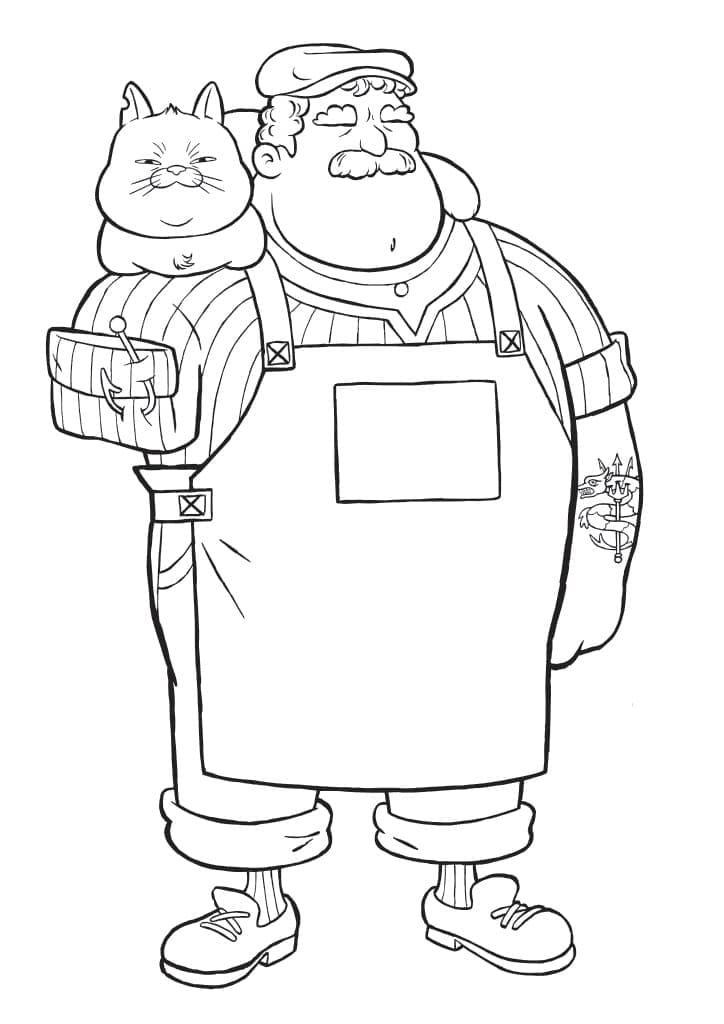 Massimo Marcovaldo and Cat Machiavelli Coloring Game Massimo Marcovaldo and Cat Machiavelli