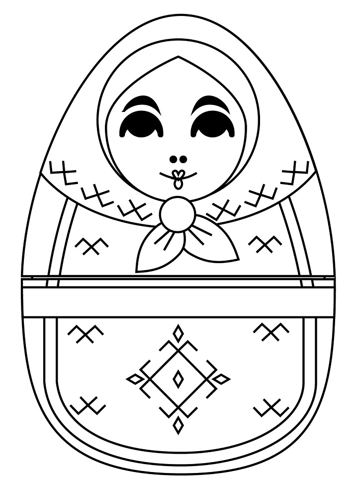 Matryoshka Coloring Game Matryoshka
