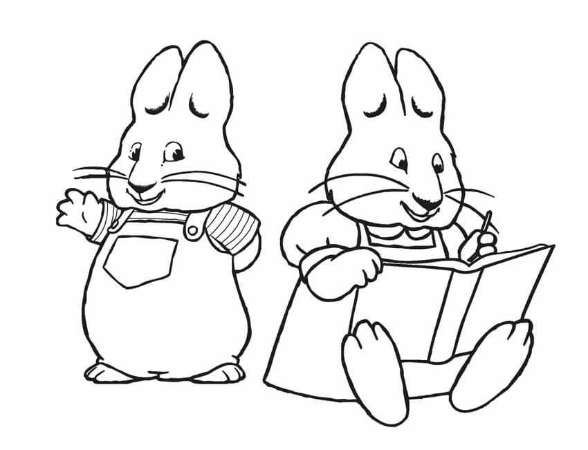 Max And Ruby Coloring - Play Free Coloring Game Online