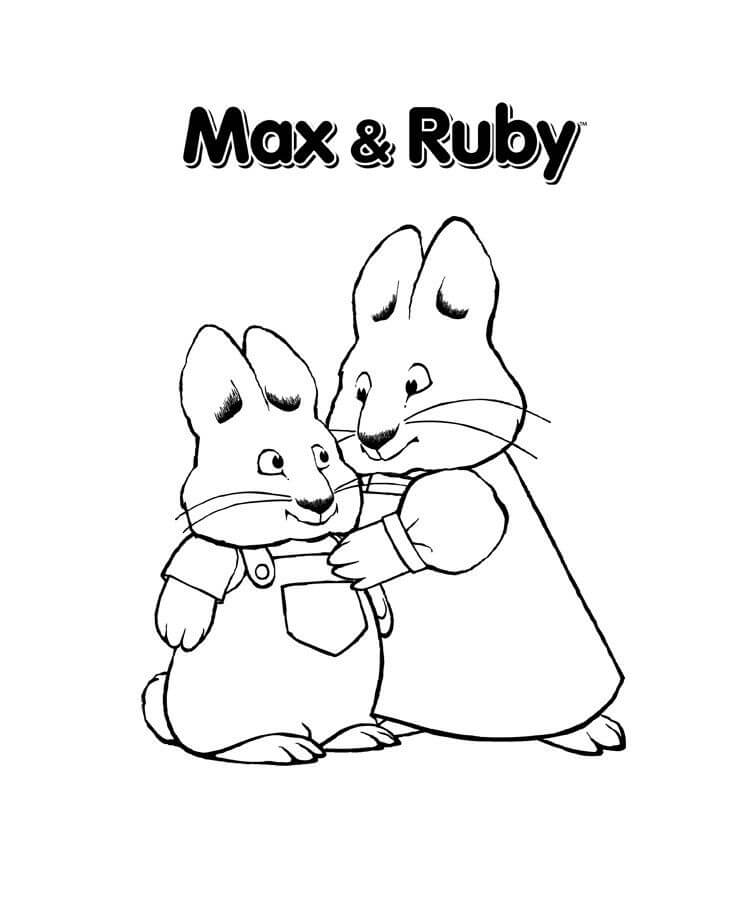 Max and Ruby Coloring Games - ColoringGames.Net