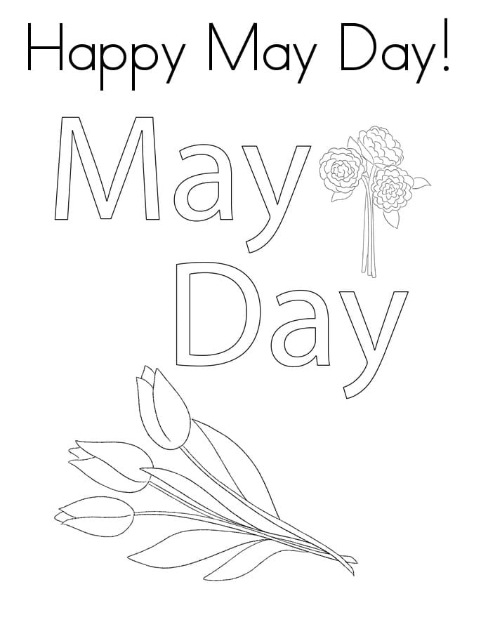 May Day 5 Coloring Game May Day 5