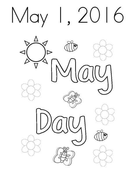 May Day 7 Coloring Game May Day 7