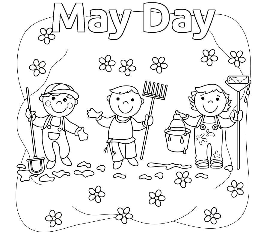 May Day 9 Coloring Game May Day 9