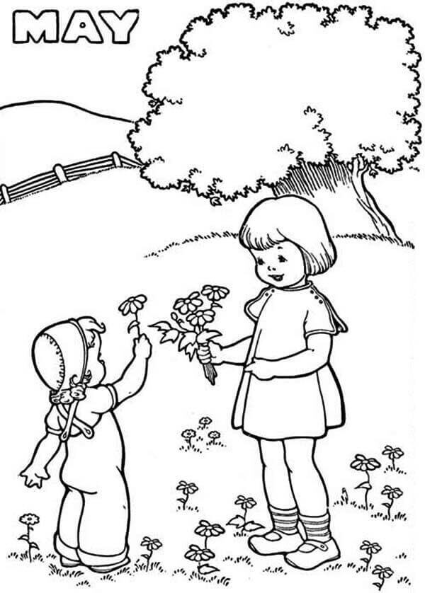 May Coloring Games - ColoringGames.Net