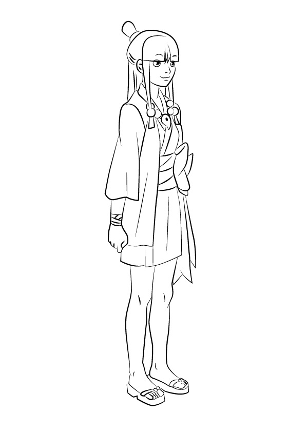 Maya Fey from Ace Attorney