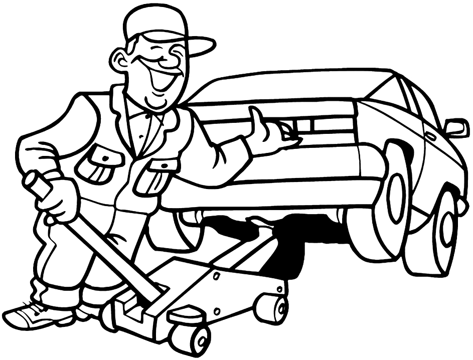 Mechanic 10 Coloring Game Mechanic 10
