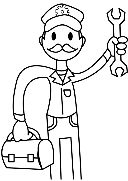 Mechanic 8 Coloring Game Mechanic 8