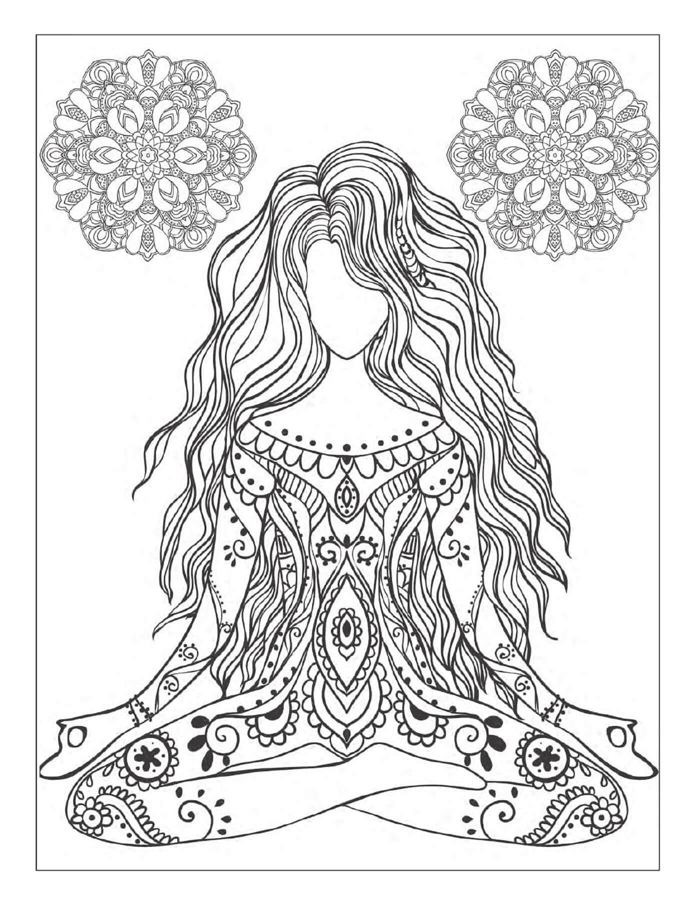Meditation Mindfulness Coloring Game Meditation Mindfulness
