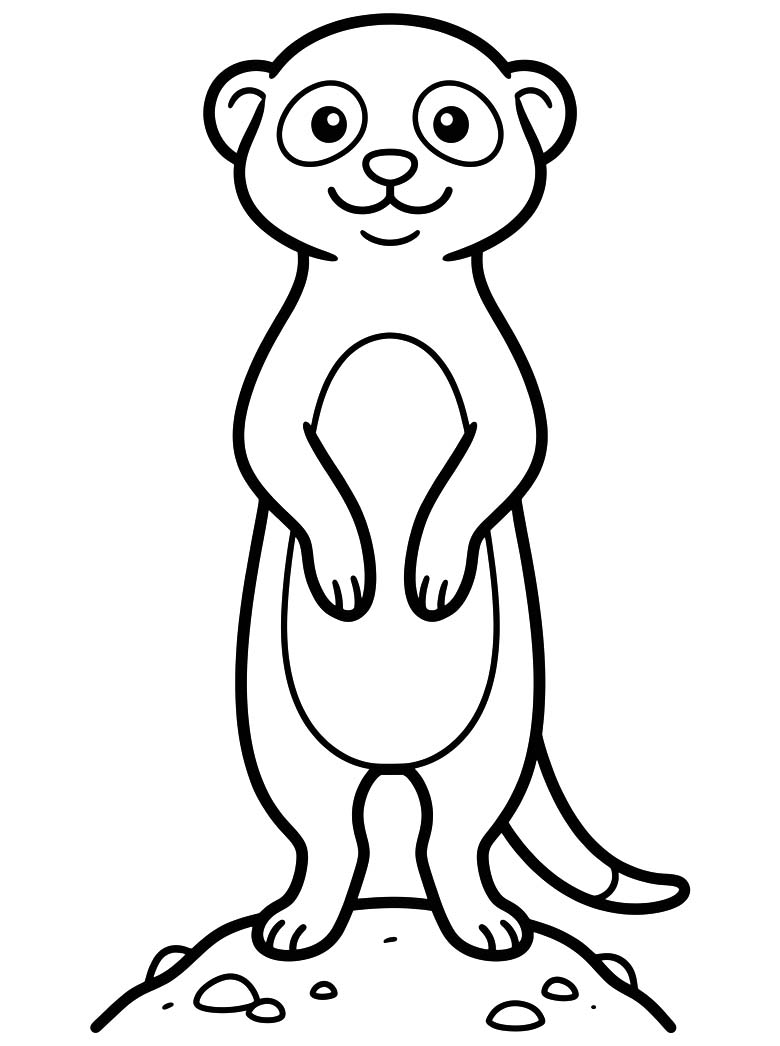 Meerkat Free Printable
