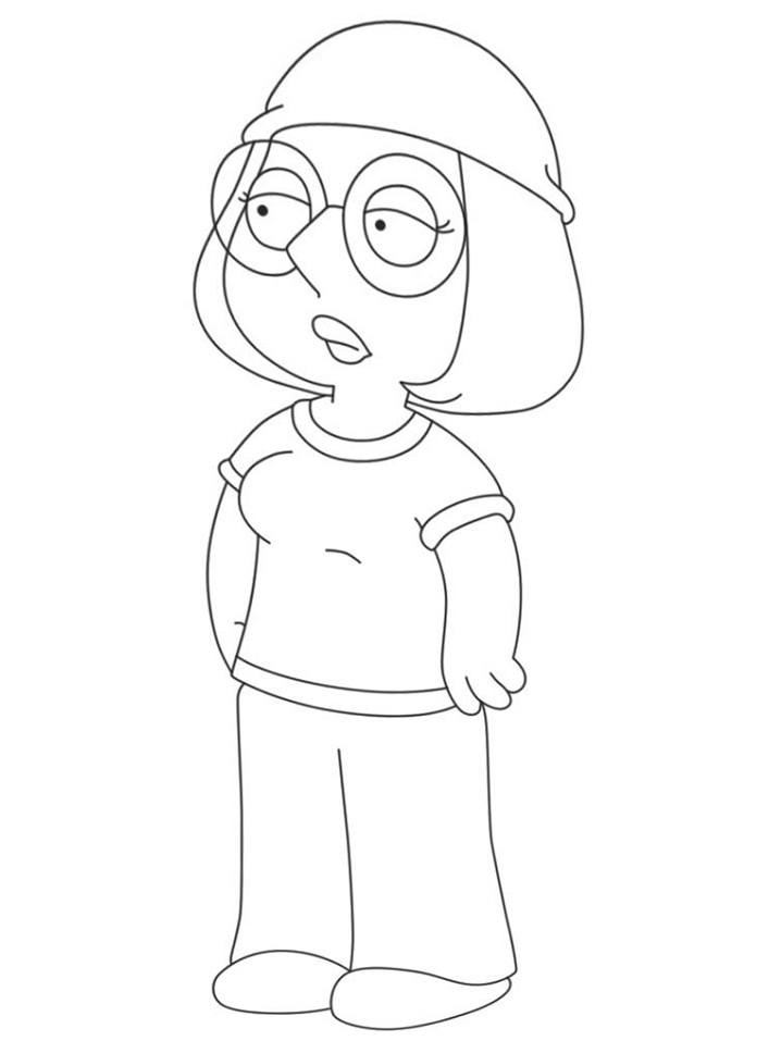 Meg Griffin Family Guy Coloring Game Meg Griffin Family Guy