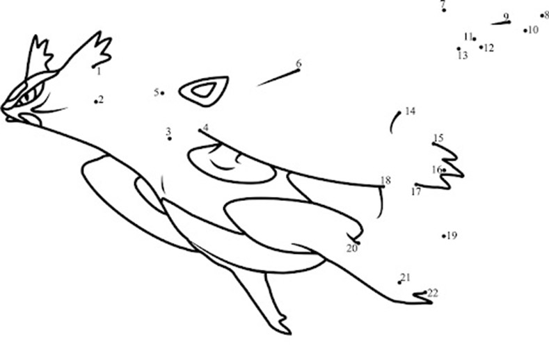 Mega Latios Dot to Dot