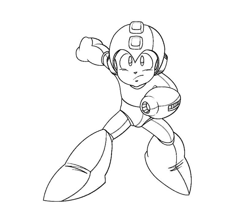 Mega Man Coloring Games - ColoringGames.Net