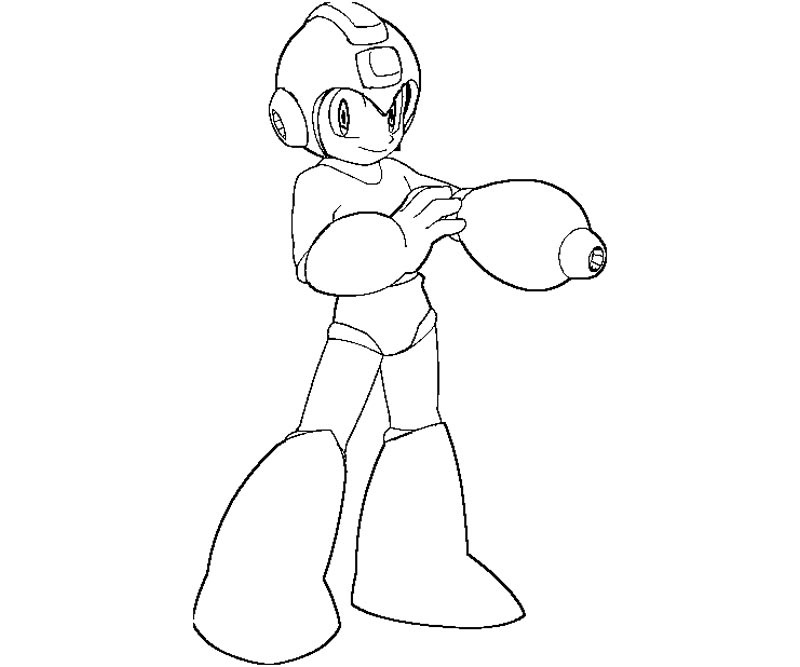 Mega Man 3 Coloring - Play Free Coloring Game Online