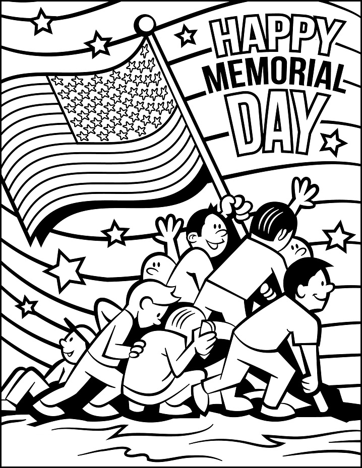 Memorial Day 1 Coloring Game Memorial Day 1