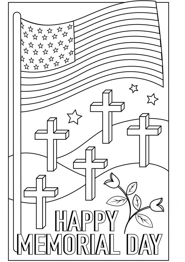 Memorial Day 4 Coloring Game Memorial Day 4