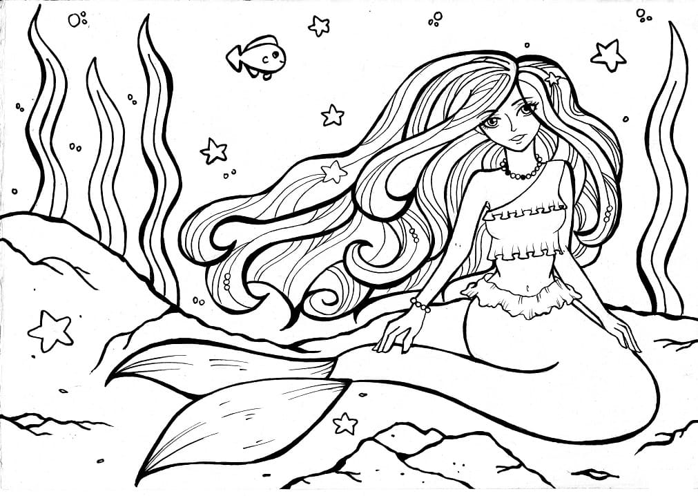 Mermaid Under the Sea