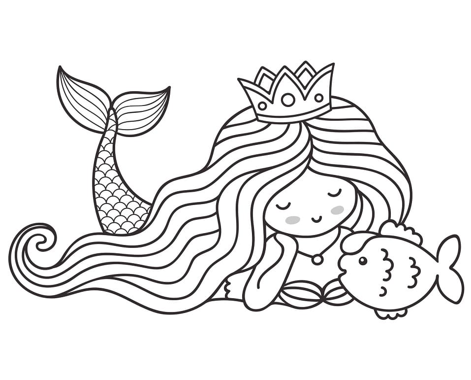 Mermaid and Fish