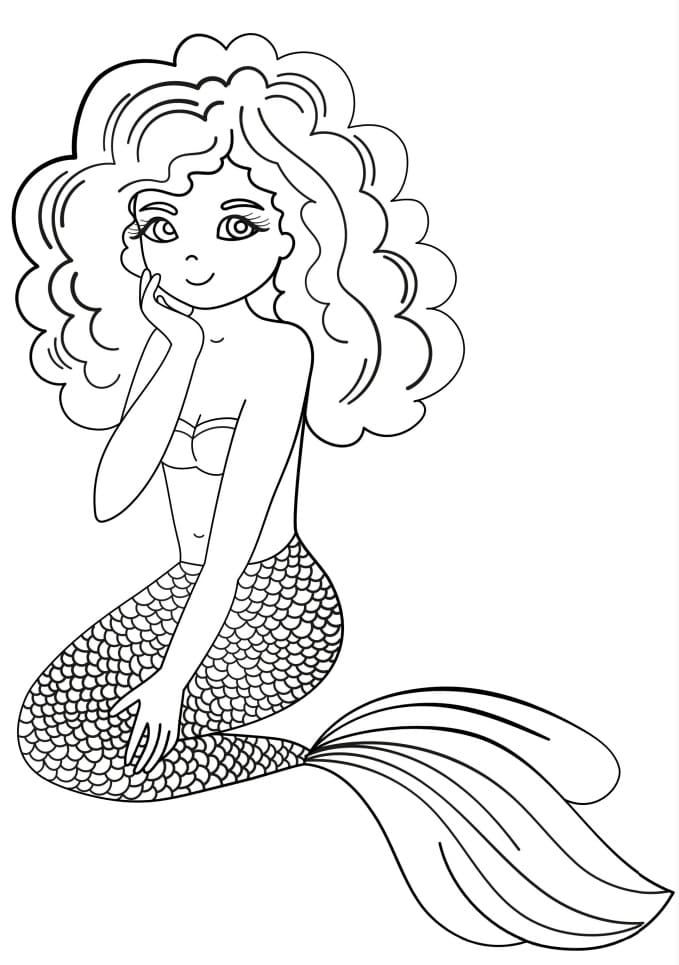 Mermaid is Smiling