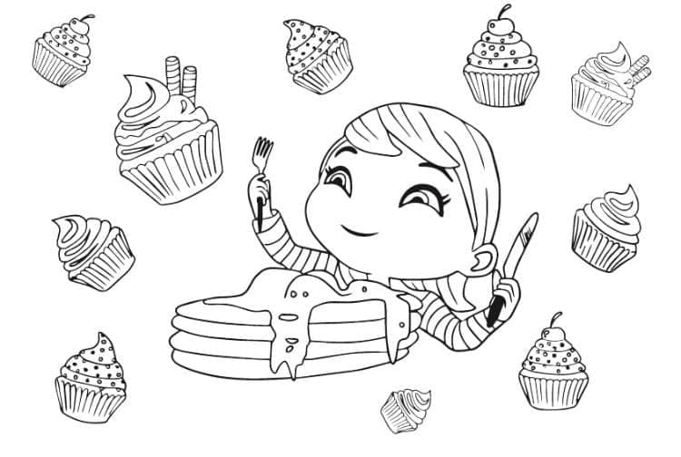 Mia from Little Baby Bum Coloring Game Mia from Little Baby Bum