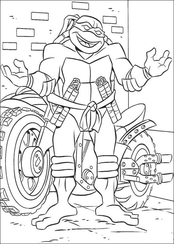 Michelangelo And His Motorcycle