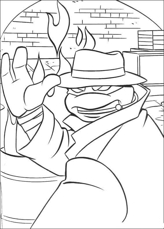 Michelangelo in a Trench Coat