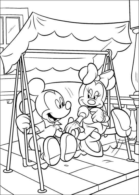Mickey and Minnie Dating