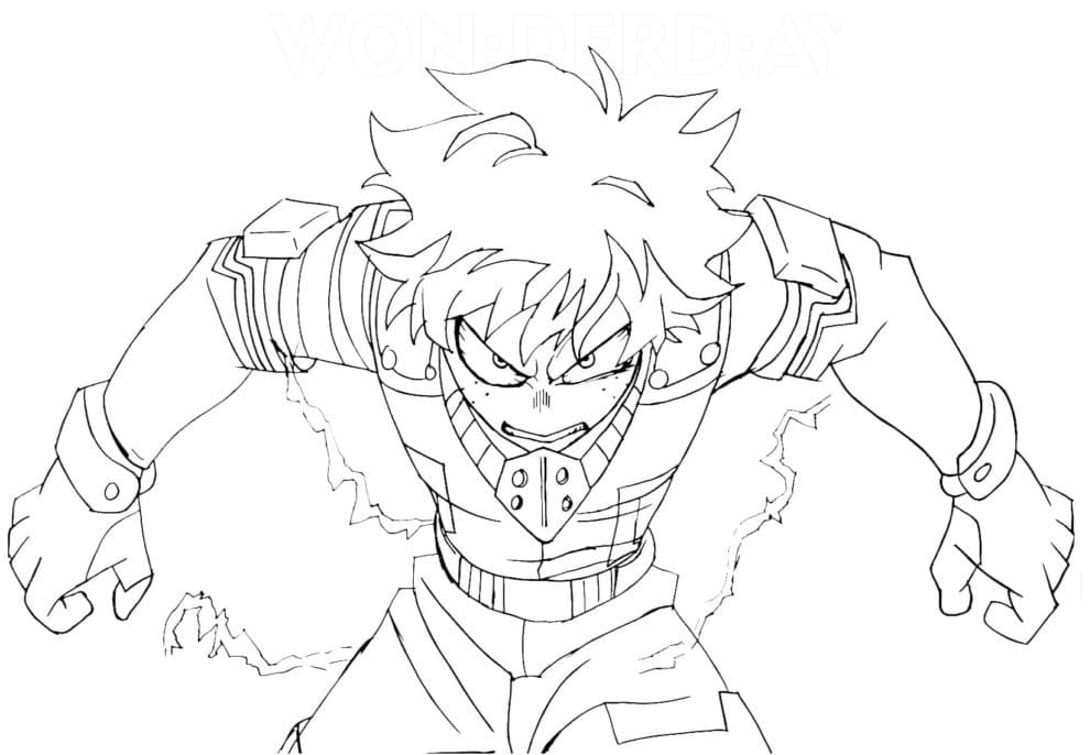 Midoriya Power Up