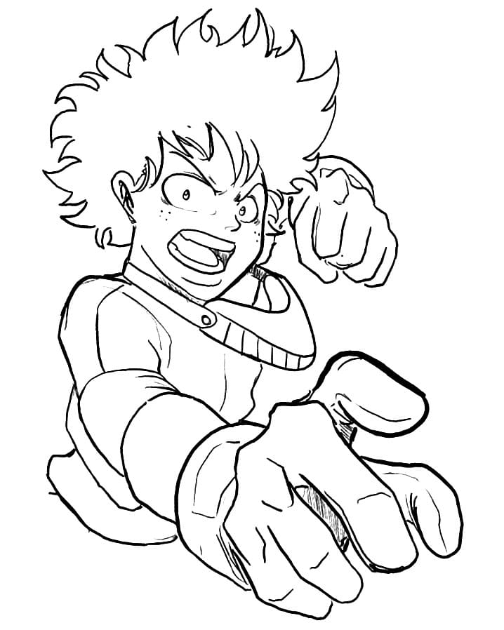 Midoriya Punching