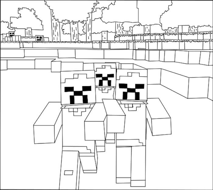 Minecraft Zombies 1