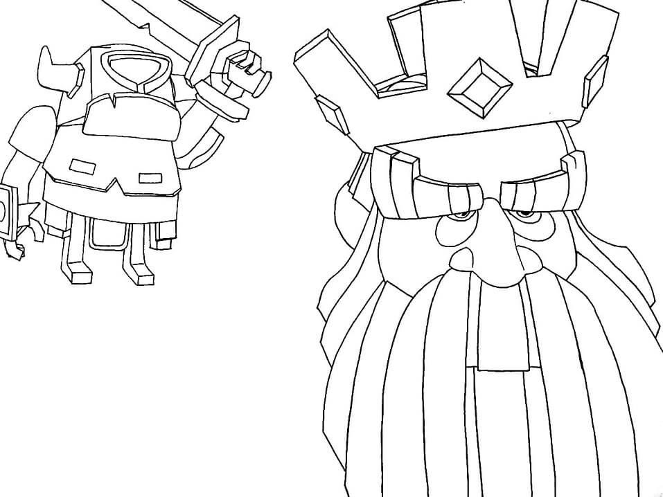 Mini Pekka and Royal Ghost
