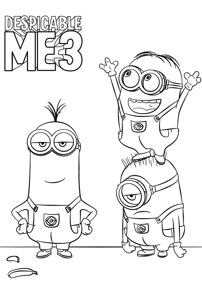 Minions from Despicable Me 3