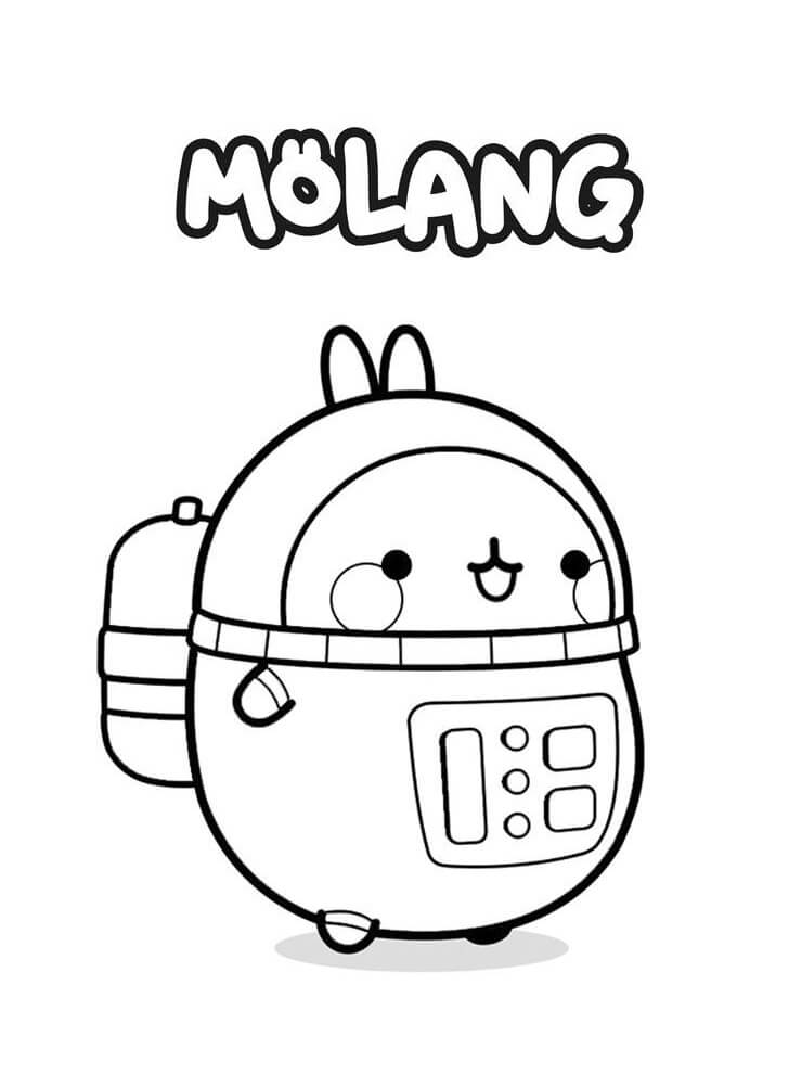 Molang Astronaut